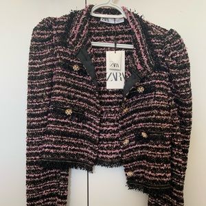Zara tweed blazer